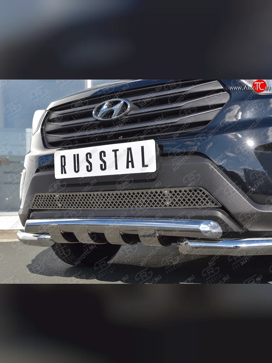 Решетка радиатора Russtal Hyundai Creta GS рестайлинг (2019-2021)  в Керчи Республика Крым