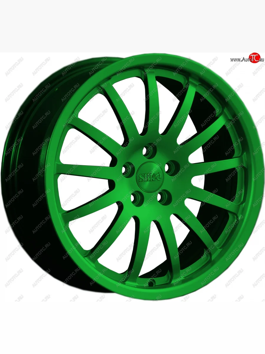 Кованый диск Slik classik R17x7.5 Зеленый (GREEN) 7.5x17   (Цвет: GREEN)  в Самаре Самарской области