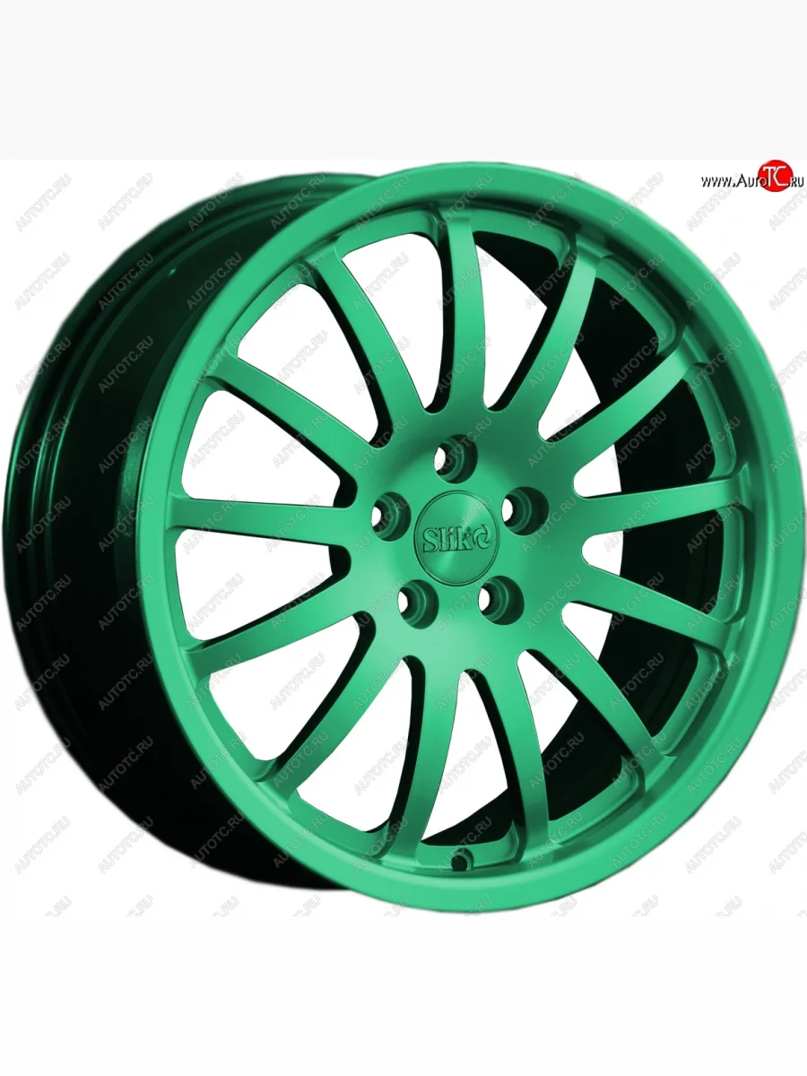 Кованый диск Slik classik R17x7.5 Candy Green изумрудно-зеленый 7.5x17   (Цвет: Candy Green изумрудно-зеленый 7.5x17)  в Самаре Самарской области