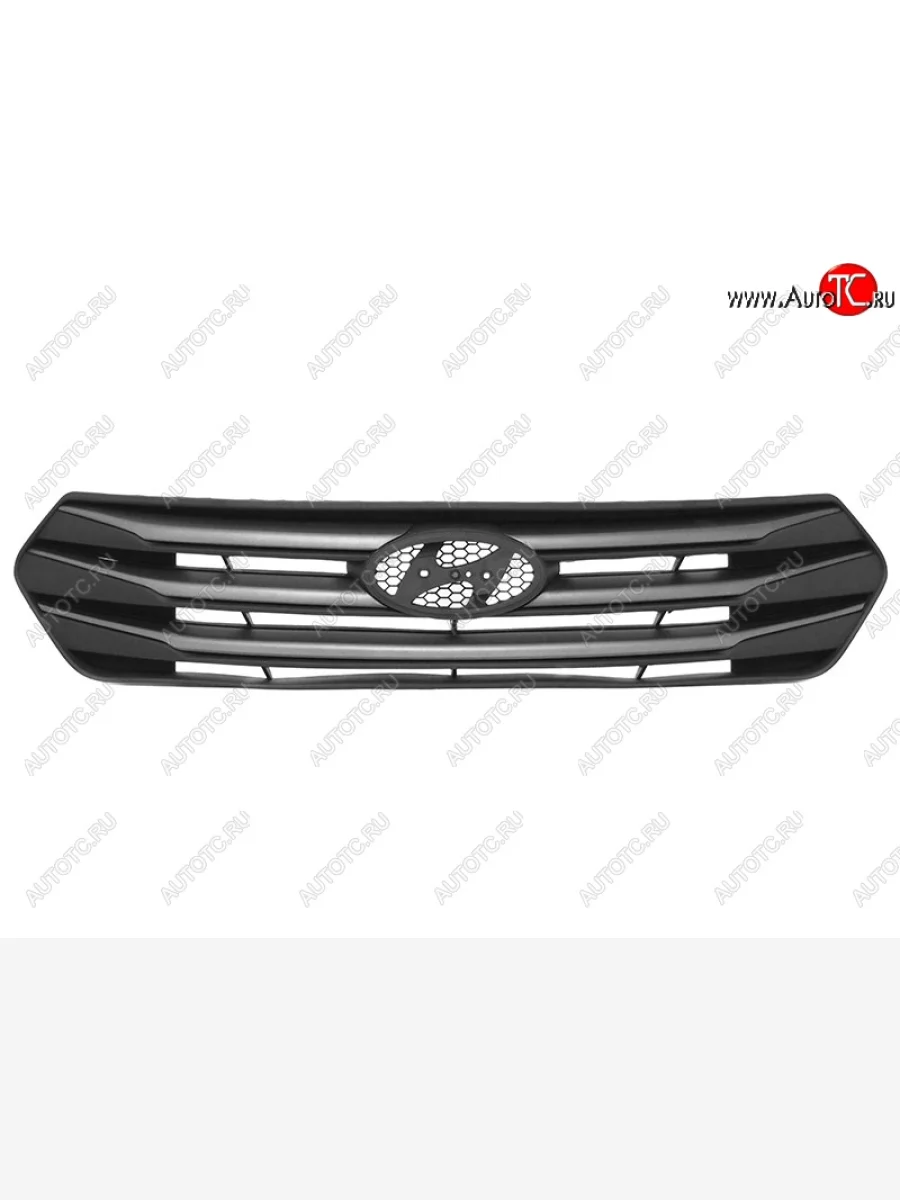 Решётка радиатора SAT Hyundai Creta GS дорестайлинг (2015-2019) (Цвет: черно-серая.)  в Самаре Самарской области