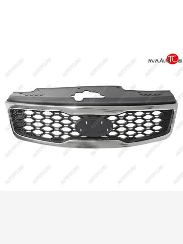 Решётка радиатора SAT KIA Rio  2 JB (2009-2011) рестайлинг седан, рестайлинг, хэтчбэк 5 дв.