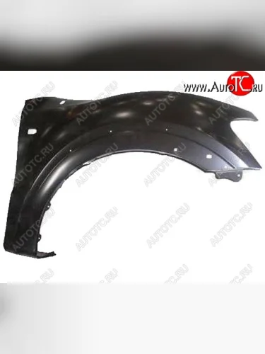 Правое переднее металлическое крыло Оригинал (с отв. под антену) Mitsubishi Pajero 3 V70 дорестайлинг (1999-2003)