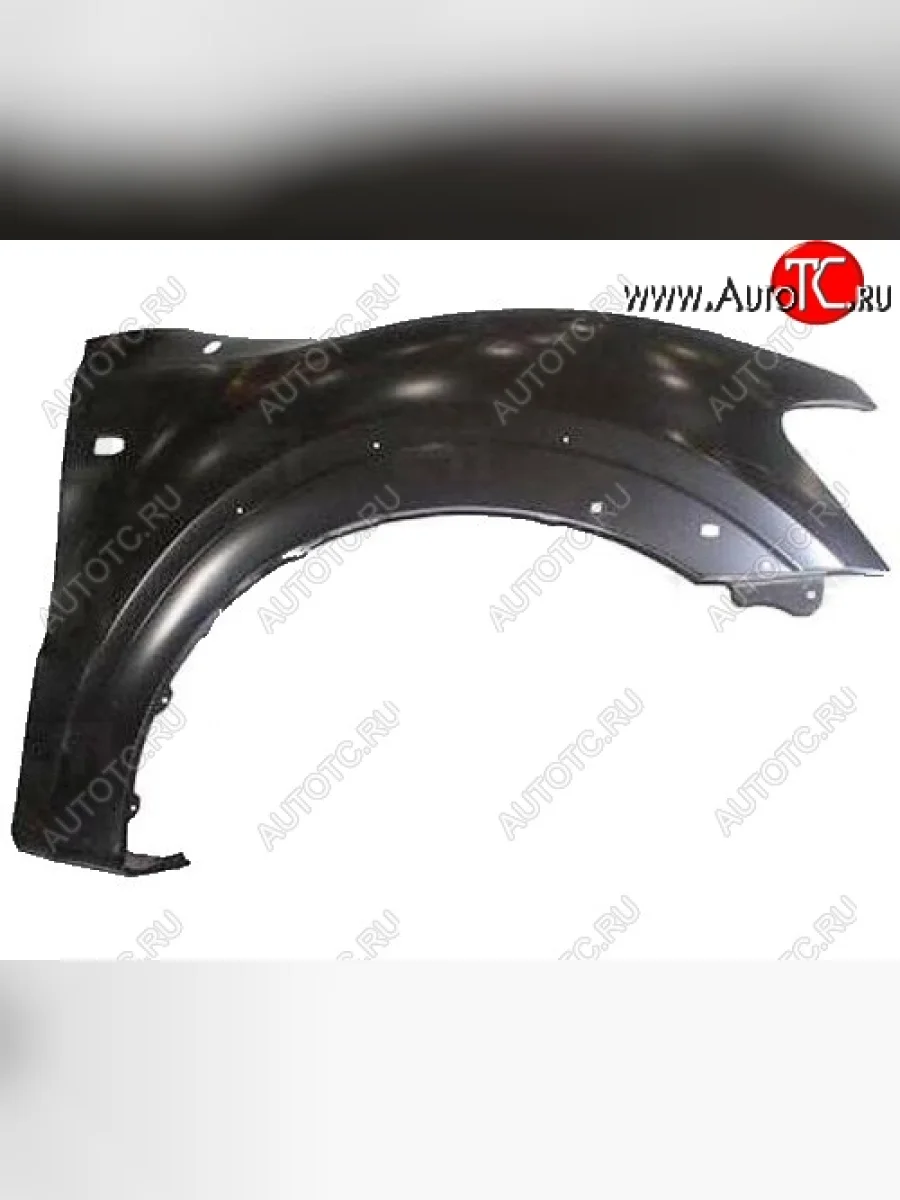 Правое переднее металлическое крыло Оригинал (с отв. под антену) Mitsubishi Pajero 3 V70 дорестайлинг (1999-2003) (Неокрашенное)  в Самаре Самарской области