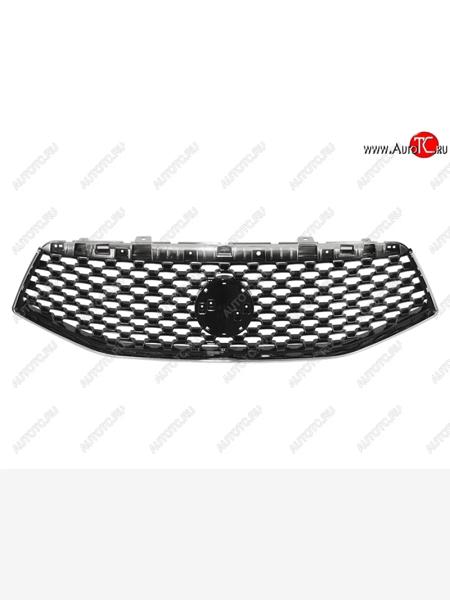 Решётка радиатора SAT SSANGYONG Actyon 1 (2006-2010) (Неокрашенная)  с доставкой в г. Керчь