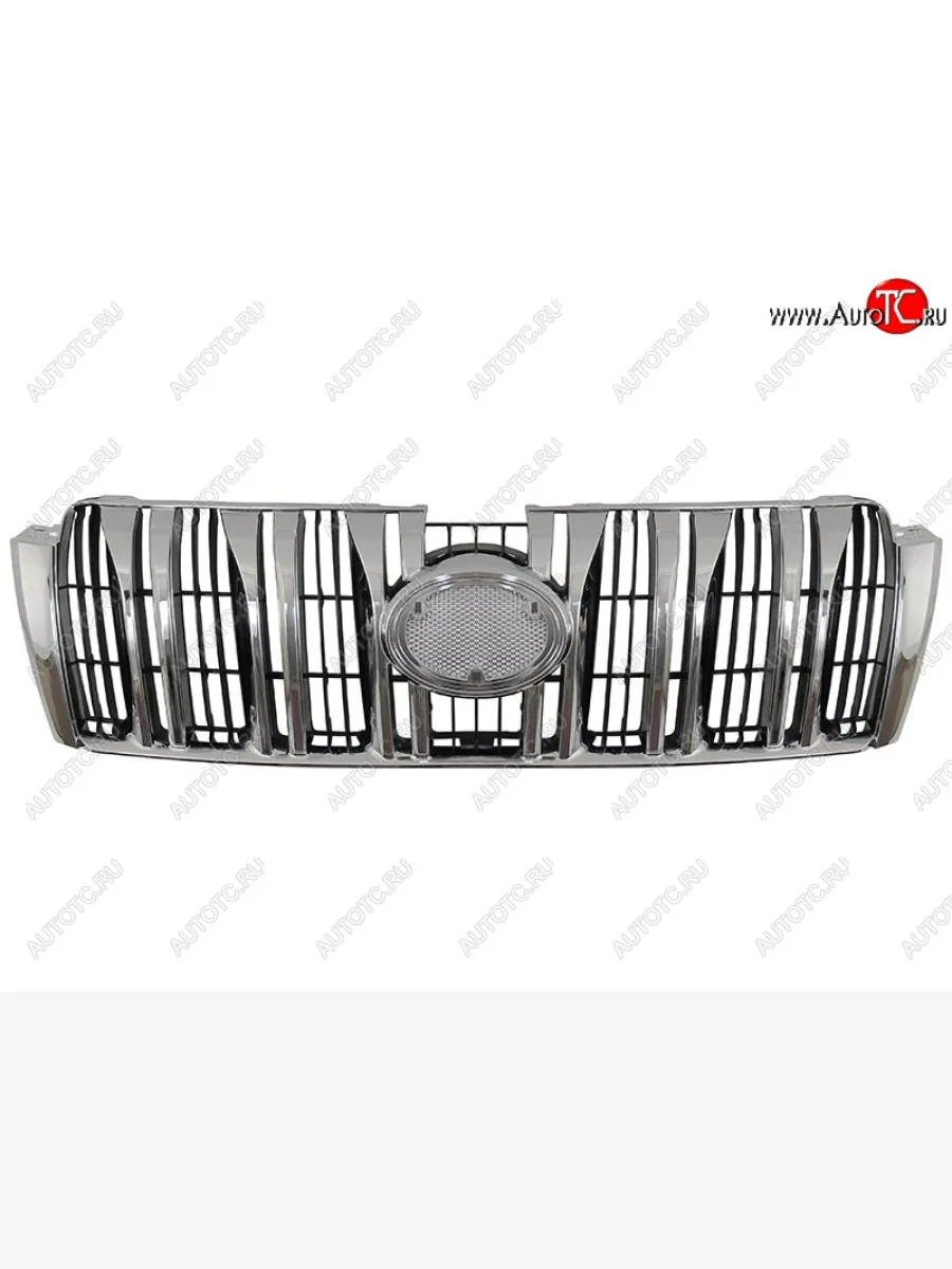Решётка радиатора SAT (хромированная) Toyota Land Cruiser Prado J150 дорестайлинг (2009-2013)  в Перми Пермском крае