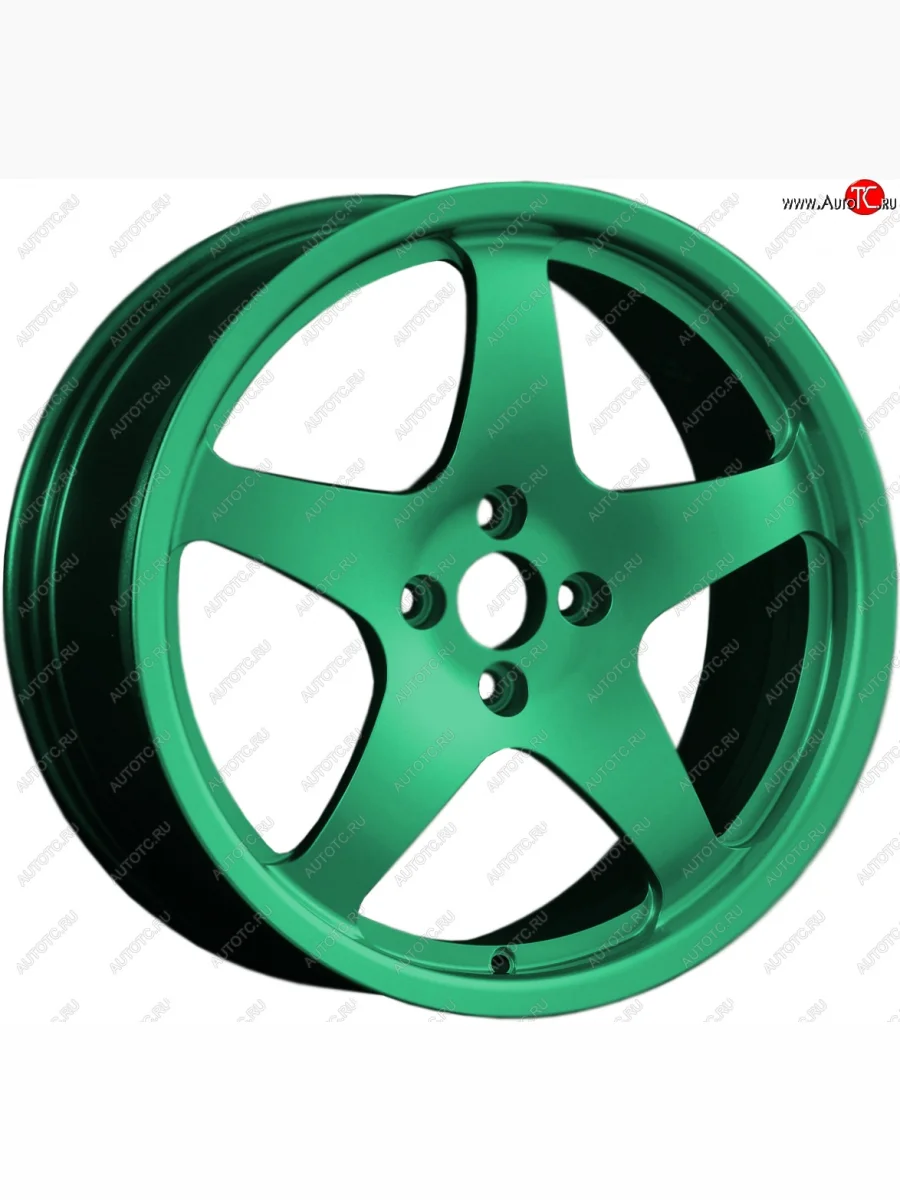 Кованый диск Slik classik R17x7.5 Candy Green изумрудно-зеленый 7.5x17   (Цвет: Candy Green изумрудно-зеленый 7.5x17)  в Самаре Самарской области