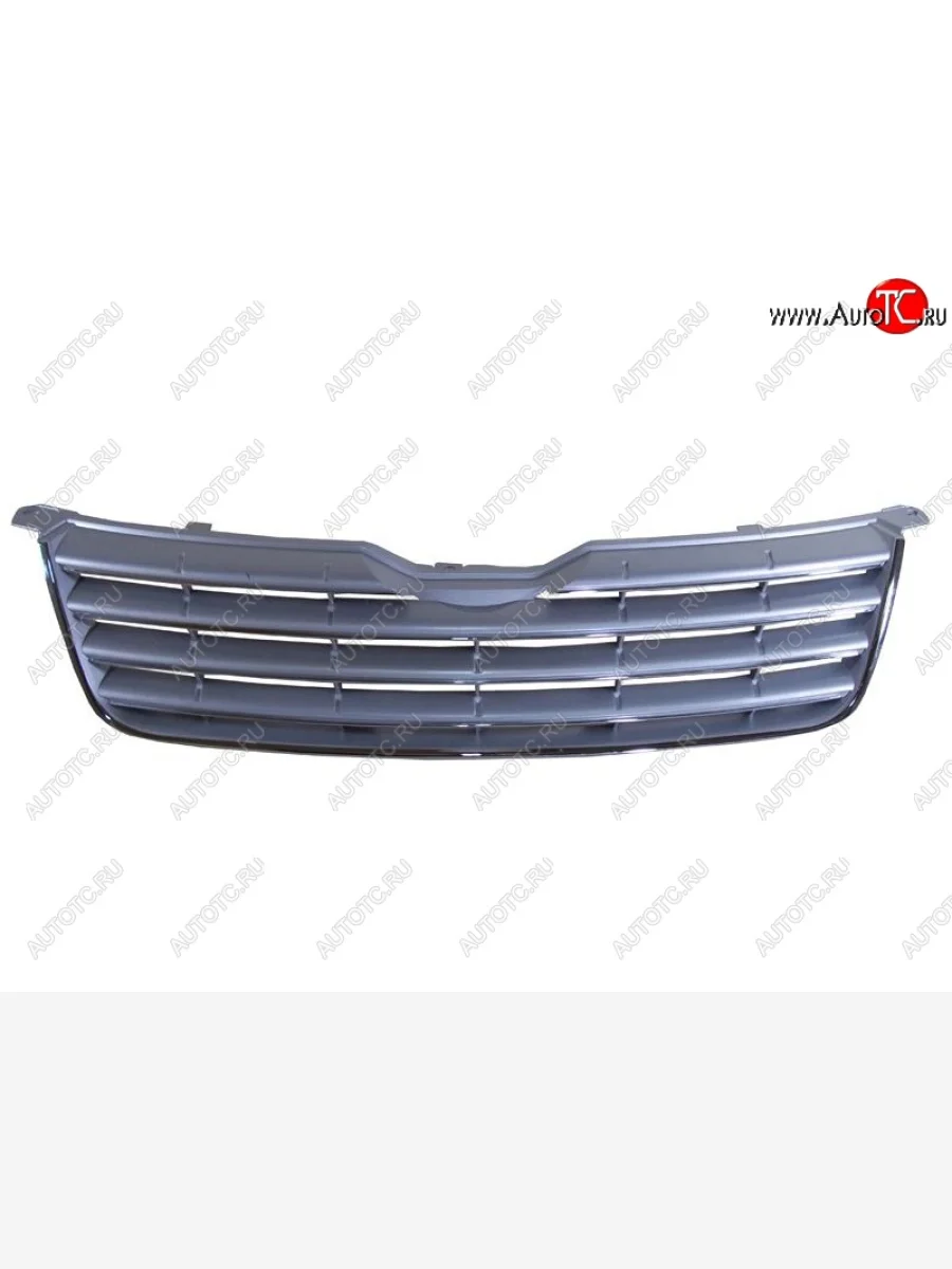 Решётка радиатора (с хромом) SAT Toyota Corolla E120 хэтчбек рестайлинг (2004-2007) (Неокрашенная)  в Керчи Республика Крым