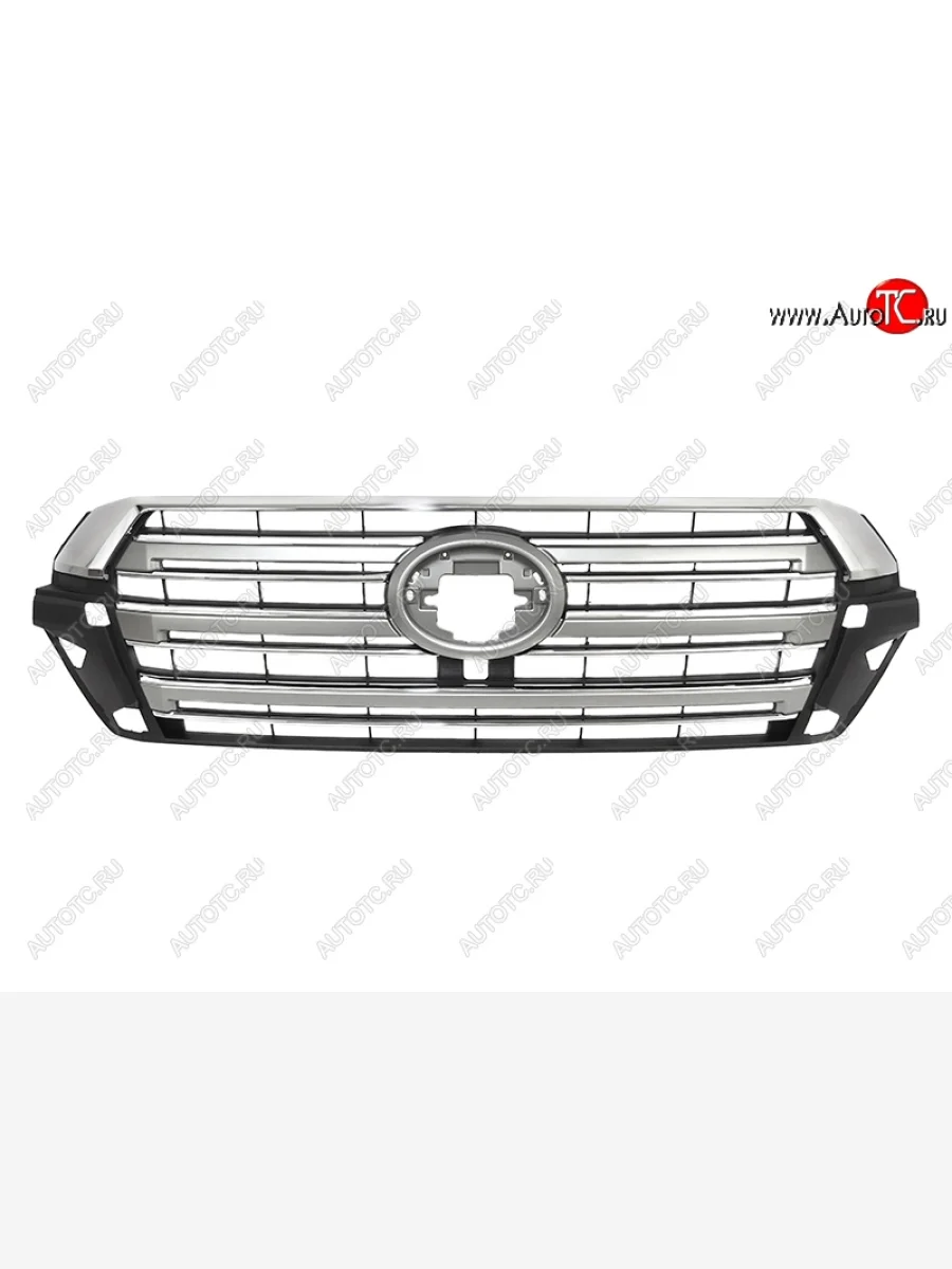 Решётка радиатора (под камеру) EXECUTIVE BLACK SAT Toyota Land Cruiser 200 2-ой рестайлинг (2015-2021) (Неокрашенная)  в Самаре Самарской области