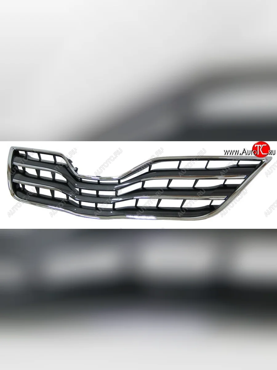 Решётка радиатора SAT (EURO / USA XLE, черная с хромом, пр-во Тайвань) Toyota Camry XV40 рестайлинг (2009-2011)  в Самаре Самарской области