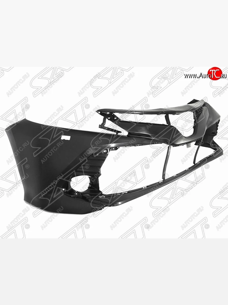 Передний бампер (под омыватели) SAT Toyota Camry XV70 дорестайлинг (2017-2021) (Неокрашенный)  в Керчи Республика Крым