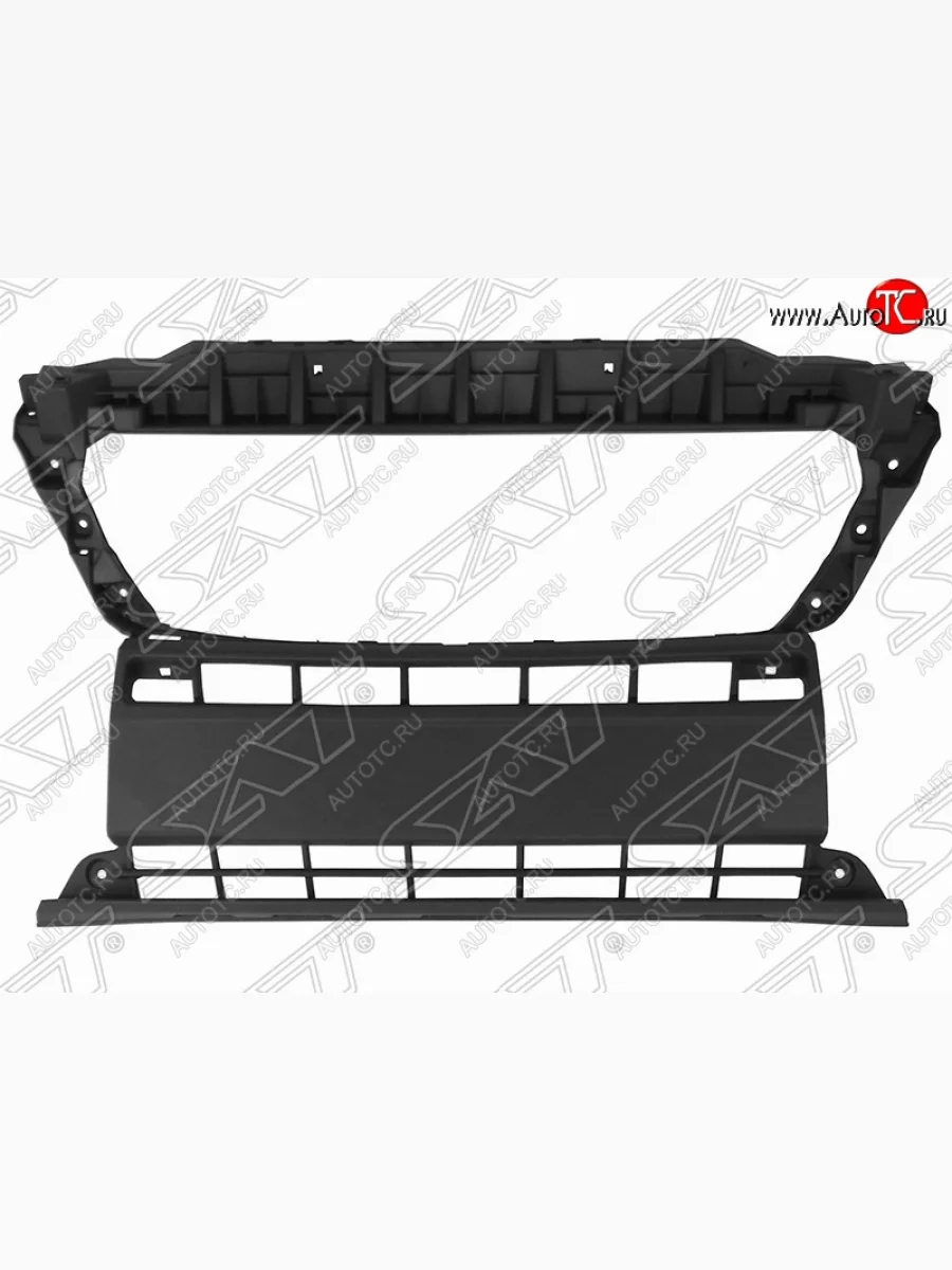 Передний бампер SAT (центральная часть) Fiat Ducato 290 (2014-2025) (Неокрашенный)  в Перми Пермском крае