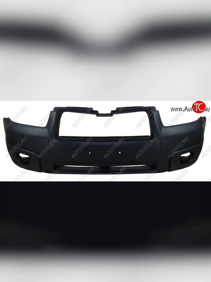 Передний бампер (рестайлинг) SAT Subaru Forester SG дорестайлинг (2002-2005) (Неокрашенный)  в Перми Пермском крае