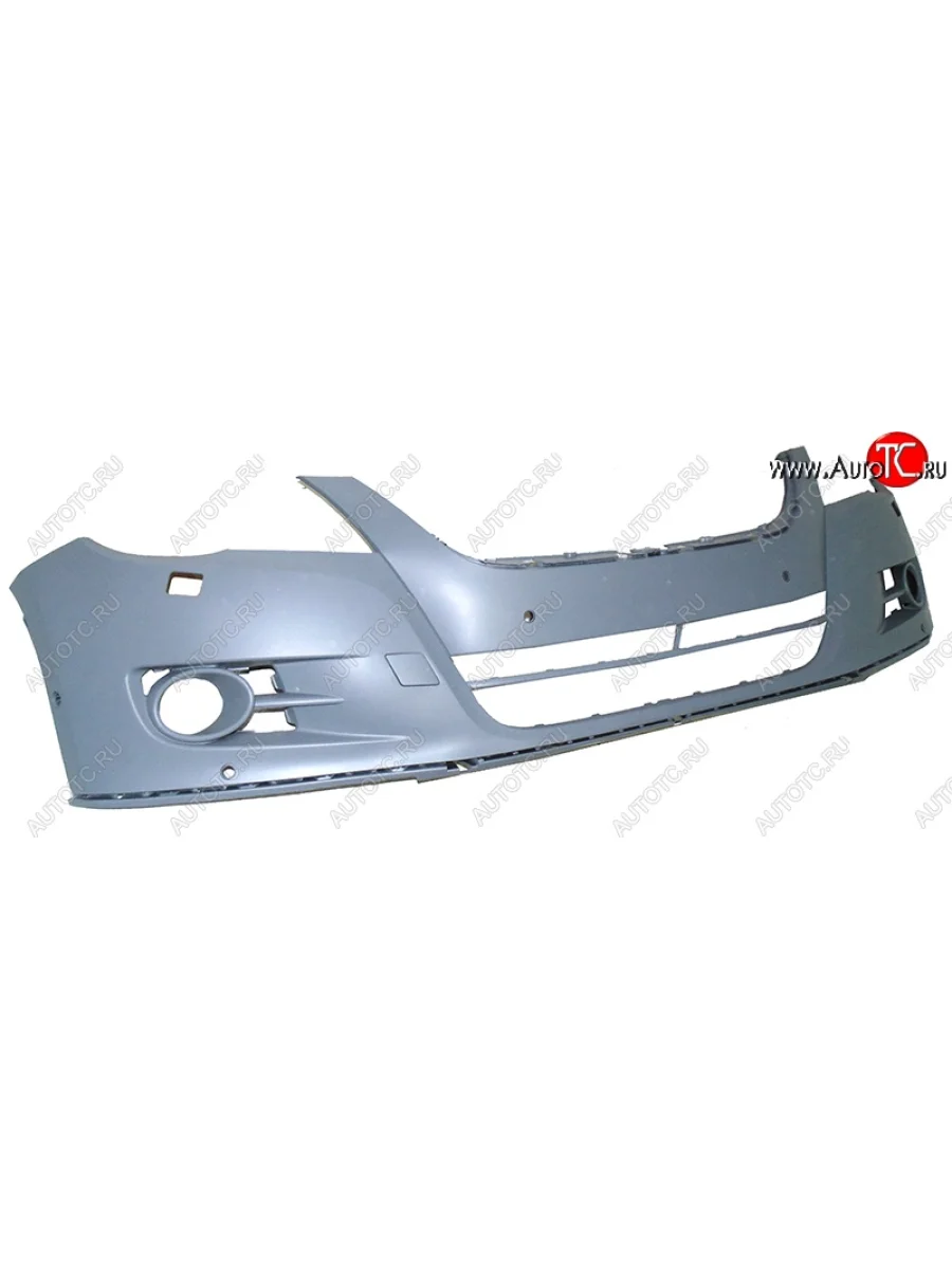 Передний бампер (под омыватели/под парктроник) SAT Volkswagen Tiguan NF дорестайлинг (2006-2011) (Неокрашенный)  в Керчи Республика Крым