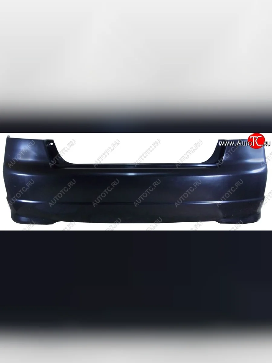 Задний бампер SAT (пр-во Тайвань)  Honda Civic (2003-2006) ES (Неокрашенный)  в Самаре Самарской области