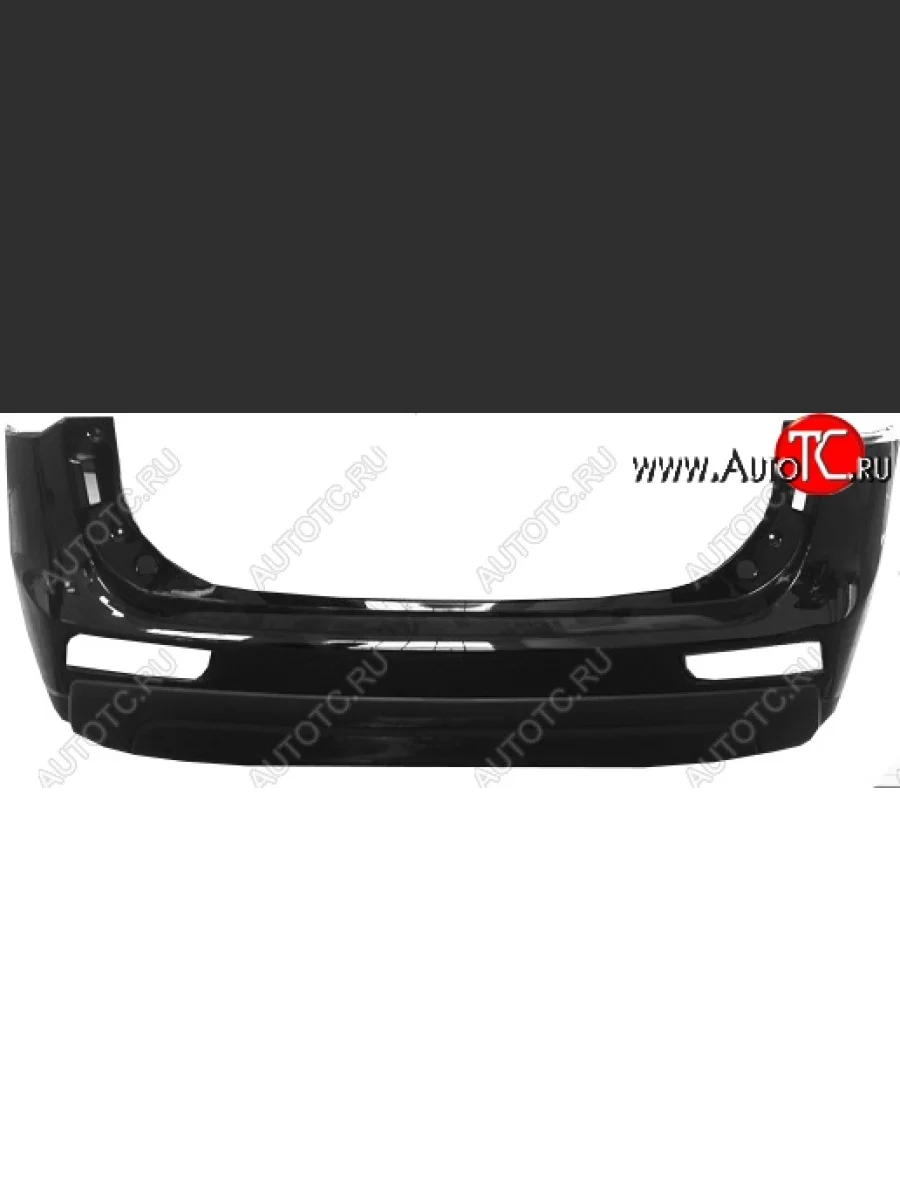 Задний бампер SAT (не под расширитель) Mitsubishi Outlander GF дорестайлинг (2012-2014) (Неокрашенный)  с доставкой в г. Керчь