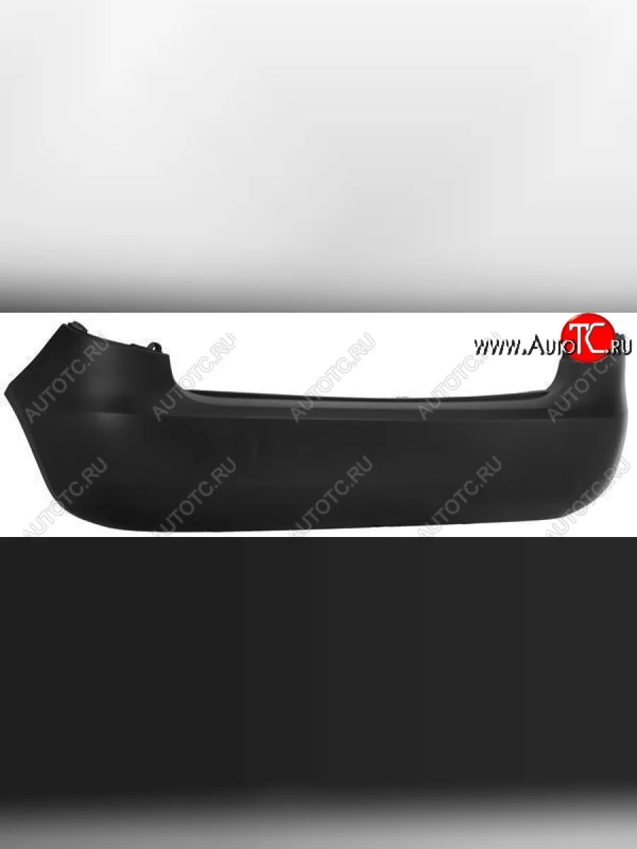 Задний бампер SAT Skoda Fabia Mk2 хэтчбэк рестайлинг (2010-2014) (Неокрашенный)  в Перми Пермском крае