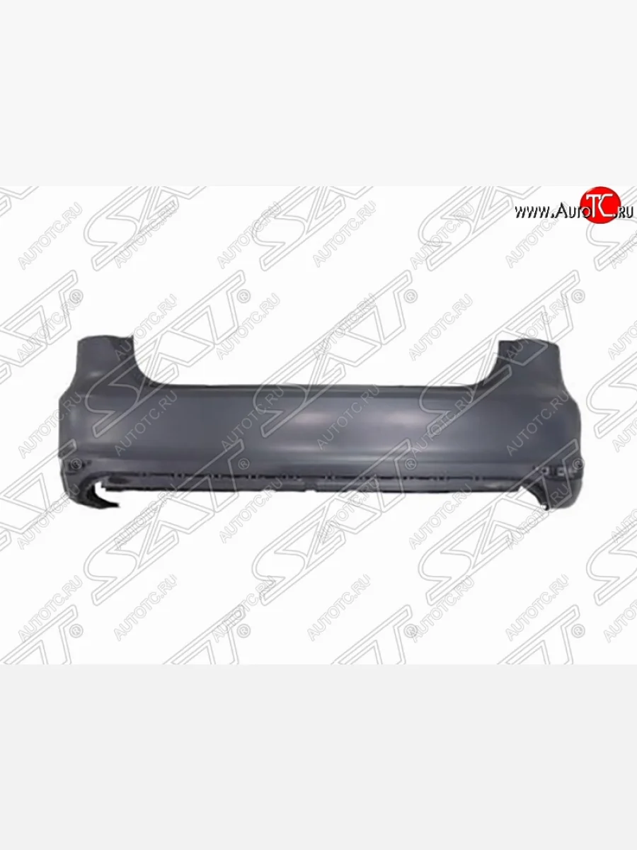 Задний бампер SAT Volkswagen Jetta A6 седан дорестайлинг (2011-2015) (Неокрашенный)  в Самаре Самарской области