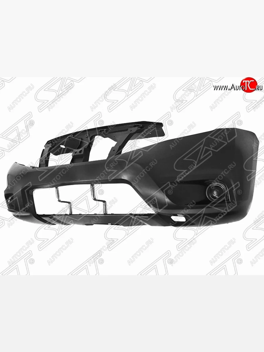 Передний бампер SAT Nissan Terrano D10 рестайлинг (2016-2022) (Неокрашенный)  в Керчи Республика Крым