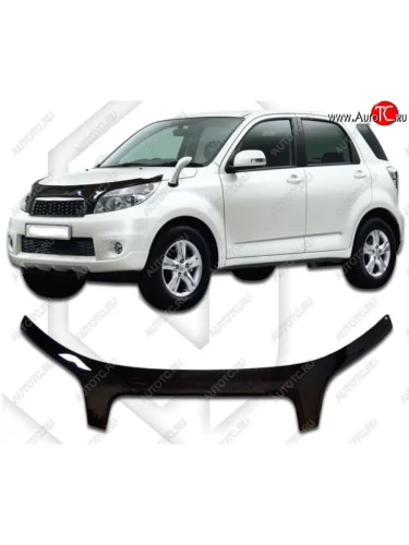 Дефлектор капота CA-Plastiс exclusive (Classic черный) Daihatsu Terios J200 дорестайлинг (2006-2009)