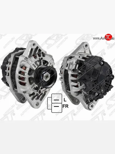 Генератор (восстановленный) SAT Hyundai Solaris RBr седан дорестайлинг (2010-2014)