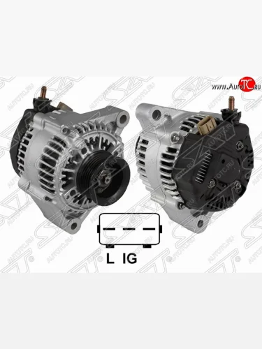 Генератор (1JZGE) SAT Toyota Chaser 6 X100 дорестайлинг (1992-1996)