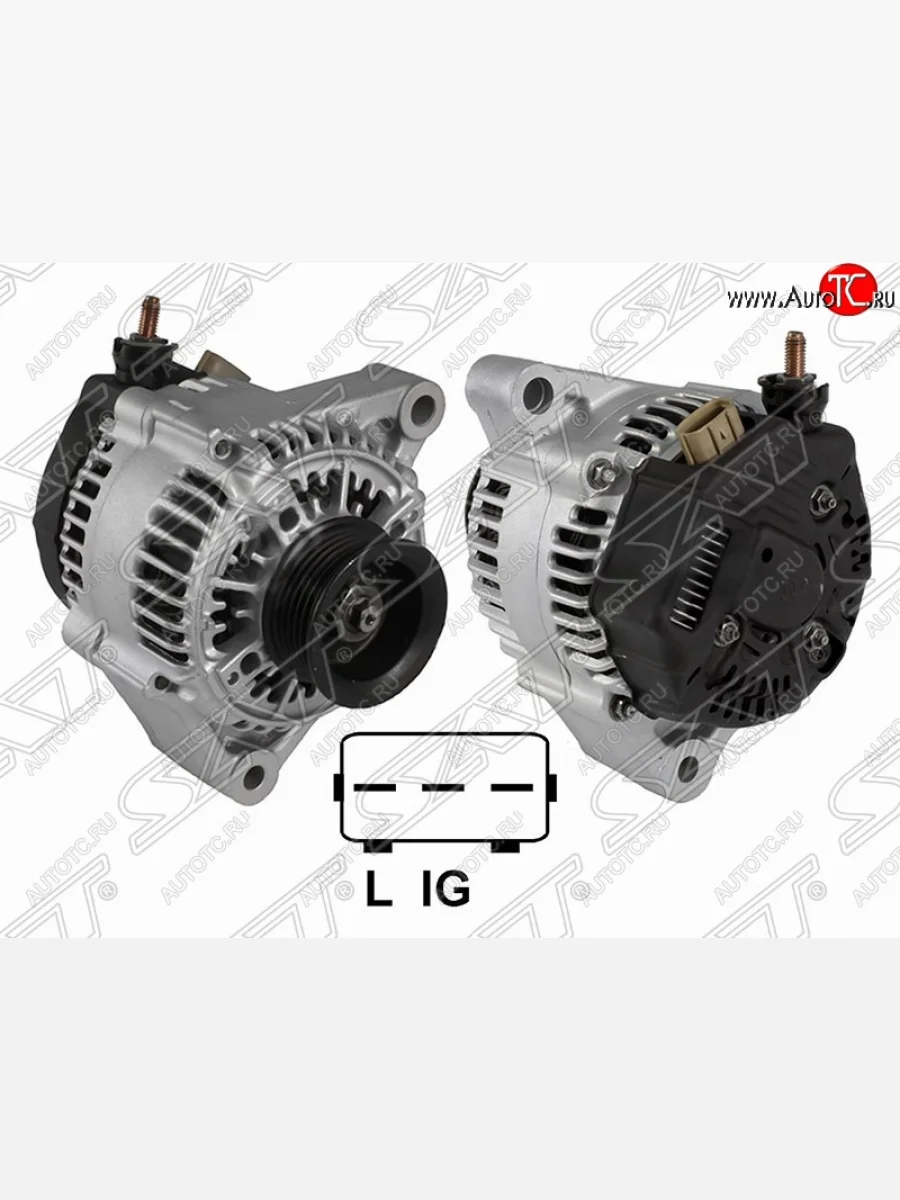 Генератор (1JZGE) SAT Toyota Chaser 6 X100 дорестайлинг (1992-1996)  с доставкой в г. Керчь