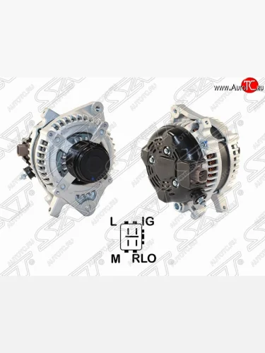 Генератор (1NR) SAT Toyota Corolla E150 седан рестайлинг (2009-2013)