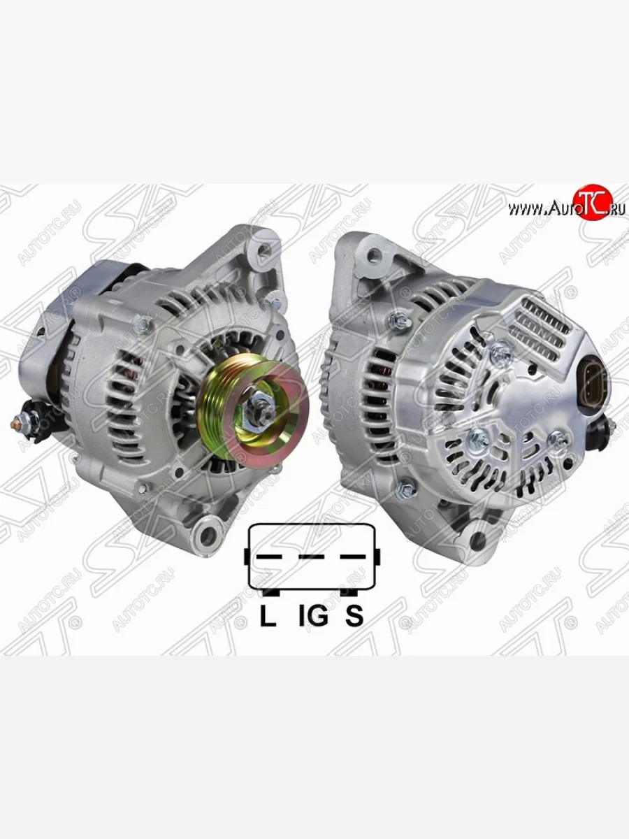 Генератор (3 / 4S) SAT Toyota Caldina T210 дорестайлинг универсал (1997-1999)  в Керчи Республика Крым