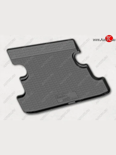 Коврик в багажник Rezkon (пластик) Лада ВАЗ нива 4х4 2131 5 дв. дорестайлинг (1993-2019)