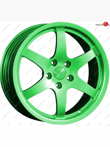 Кованый диск Slik classik R17x7.5 RAL 6038 ярко зеленый (6038) 7.5x17 (Цвет: 6038) 