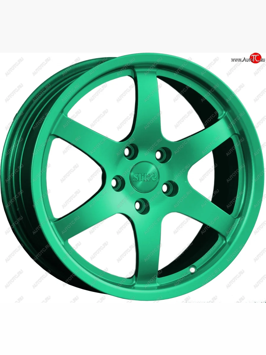Кованый диск Slik classik R17x7.5 Candy Green изумрудно-зеленый 7.5x17   (Цвет: Candy Green изумрудно-зеленый 7.5x17)  в Самаре Самарской области