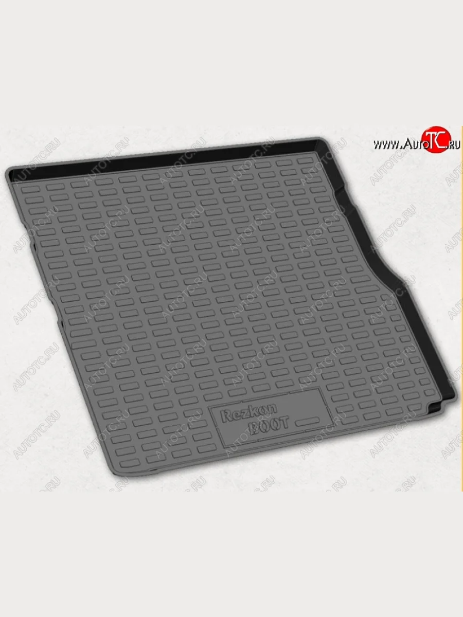 Коврик в багажник Rezkon (пластик, без карманов) Лада ВАЗ Веста SW 2181 универсал дорестайлинг (2017-2022)  в Перми Пермском крае