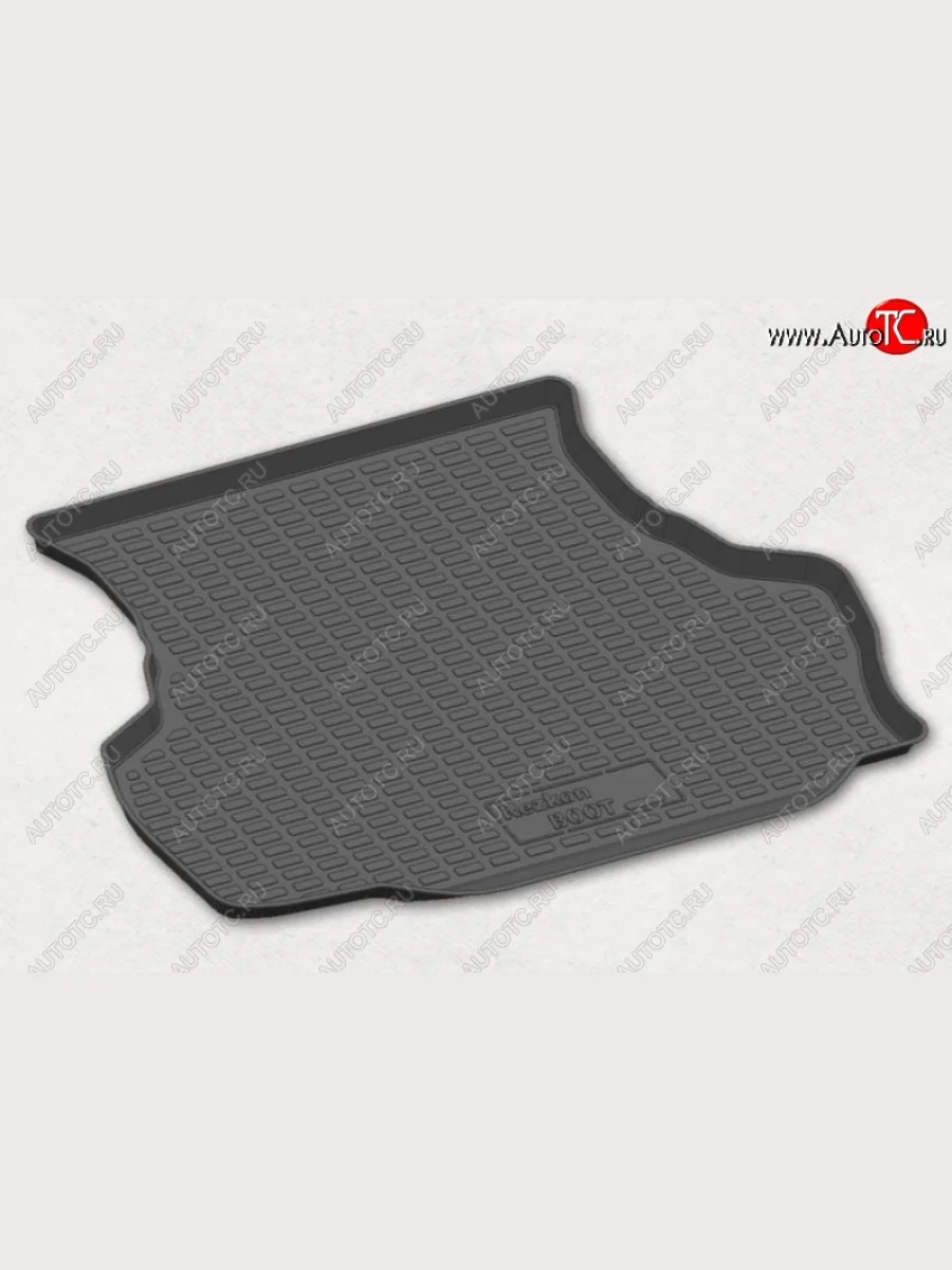 Коврик в багажник Rezkon (пластик) Лада ВАЗ 2115 (1997-2012)  в Самаре Самарской области