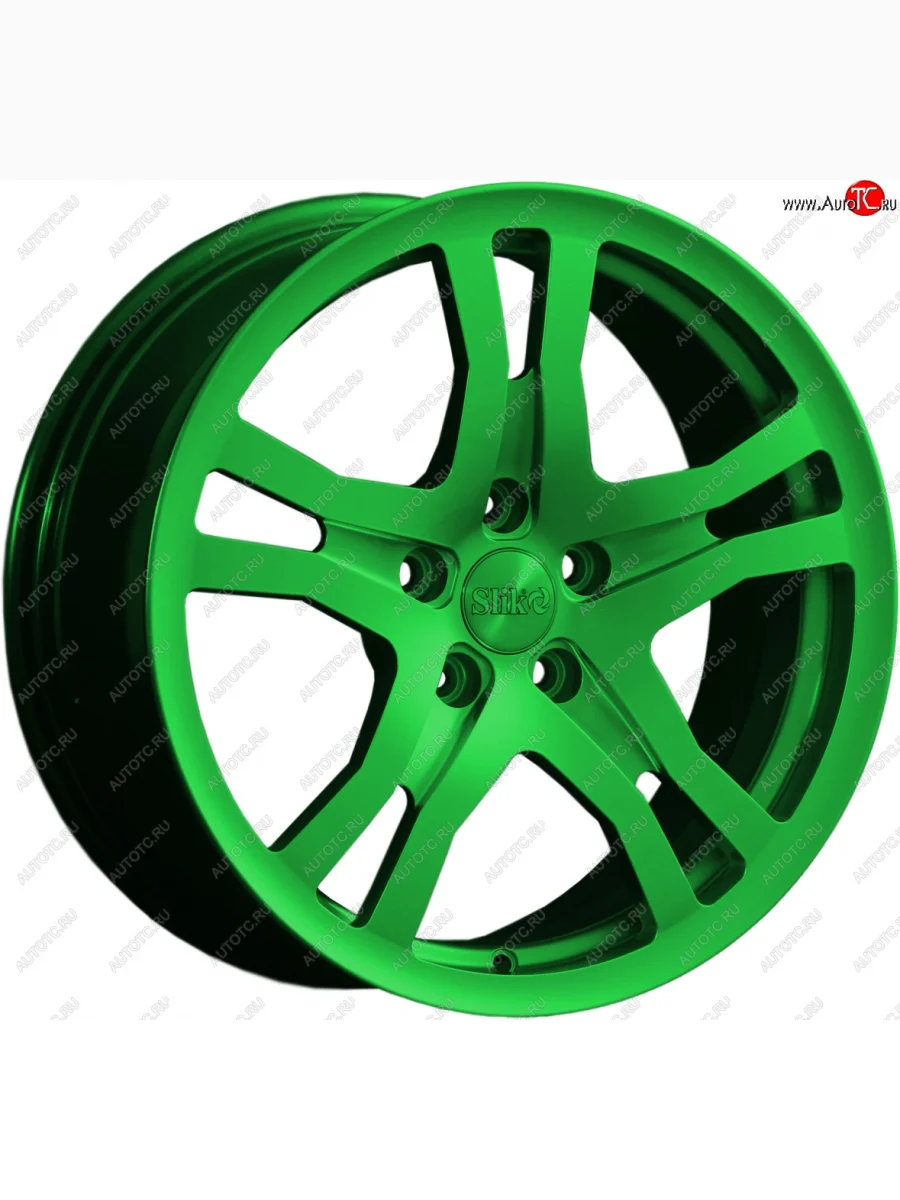 Кованый диск Slik classik R17x7.5 Зеленый (GREEN) 7.5x17   (Цвет: GREEN)  в Самаре Самарской области