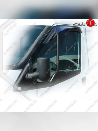 Дефлектора окон CA-Plastic (Classic полупрозрачный) Ford Transit цельнометаллический фургон (2006-2014)