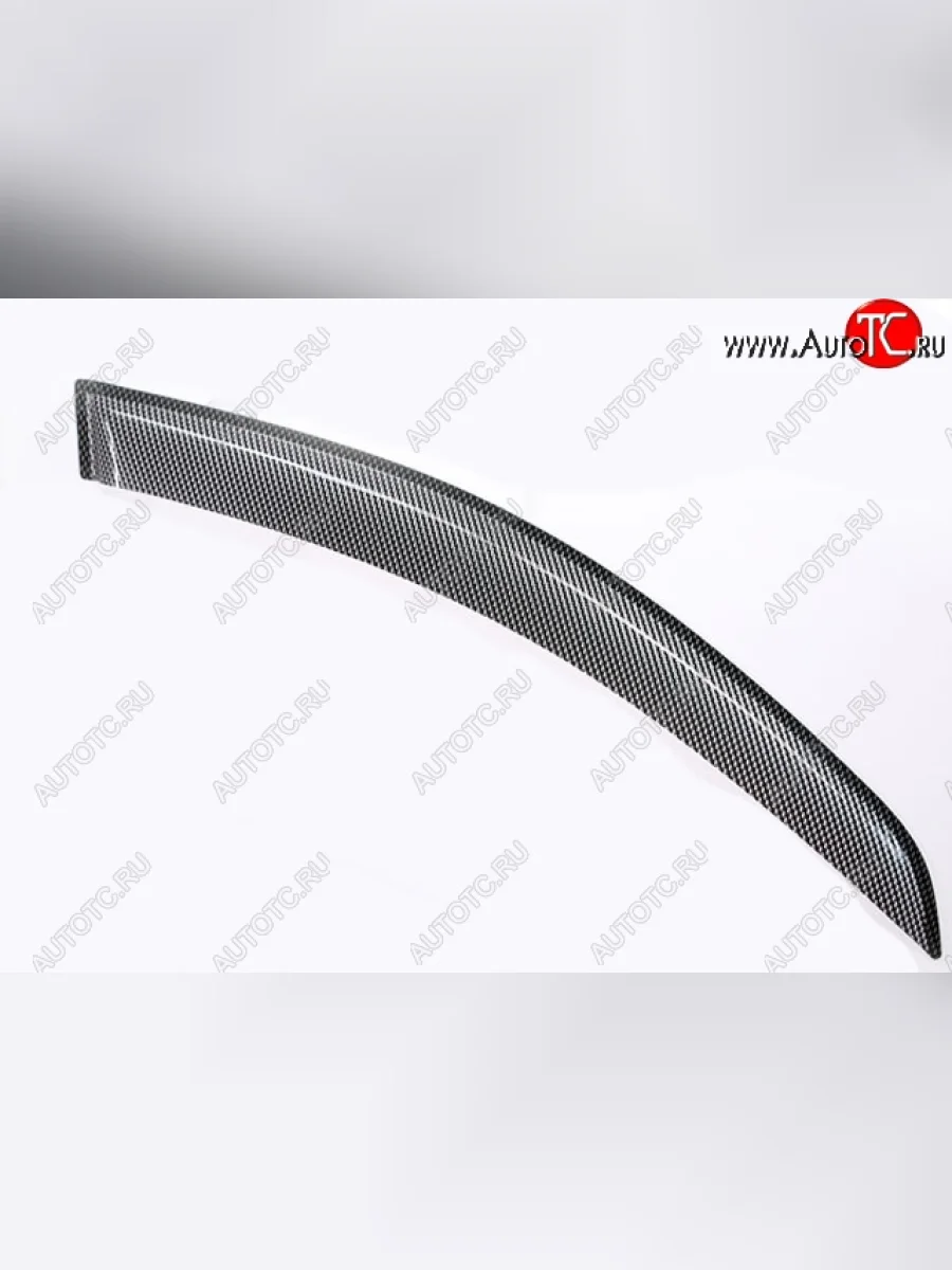 Дефлектора окон CA-Plastic Ford Transit цельнометаллический фургон (2006-2014) (Шелкография карбон-серебро)  в Самаре Самарской области