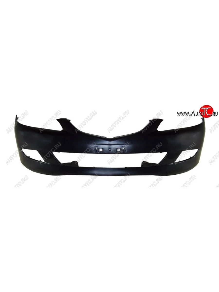 Передний бампер (дорестайлинг) SAT Mazda 6 GG седан дорестайлинг (2002-2005) (Неокрашенный)  в Перми Пермском крае