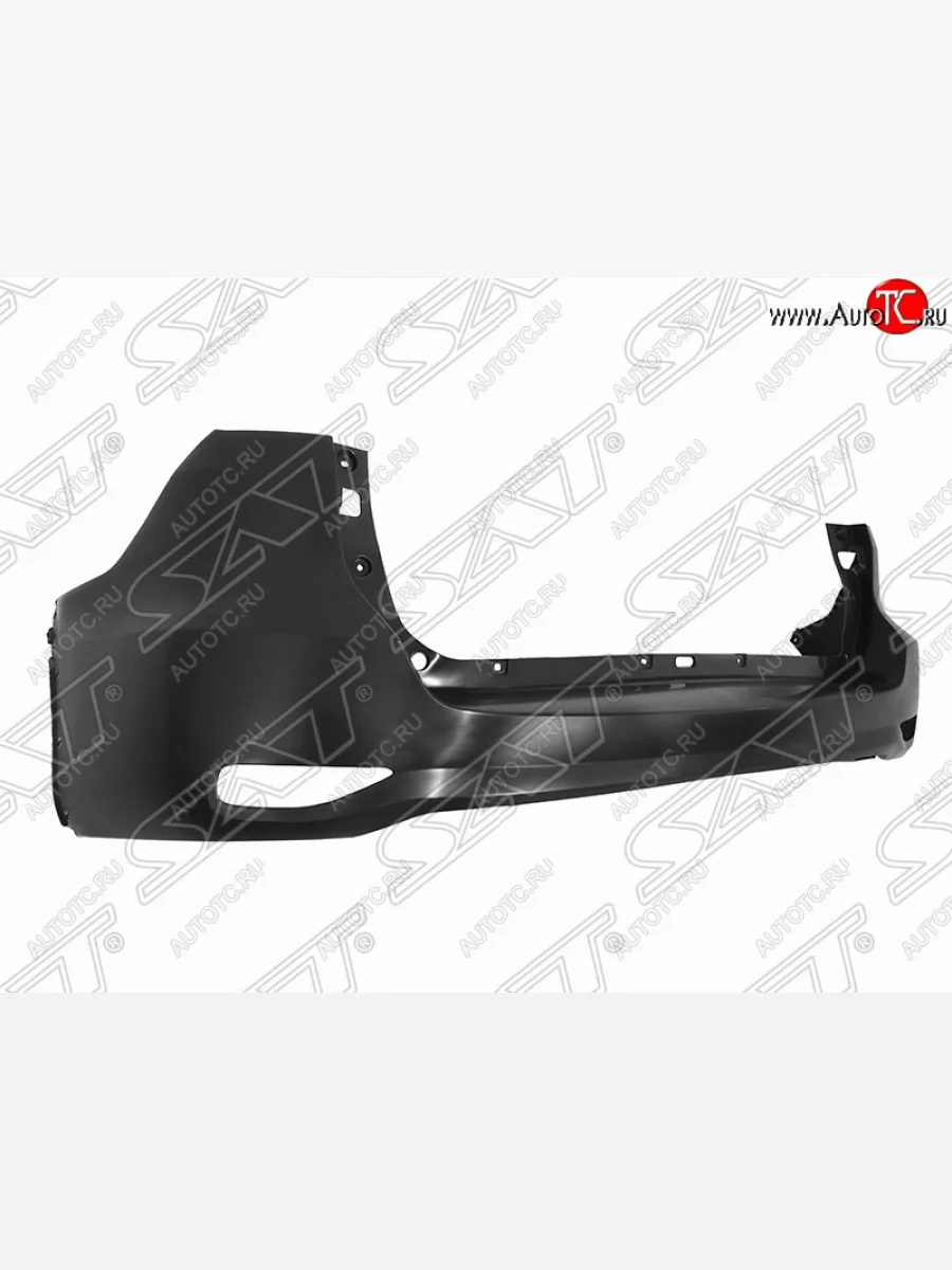 Задний бампер SAT Toyota Fortuner AN160 дорестайлинг (2015-2020) (Неокрашенный)  в Самаре Самарской области