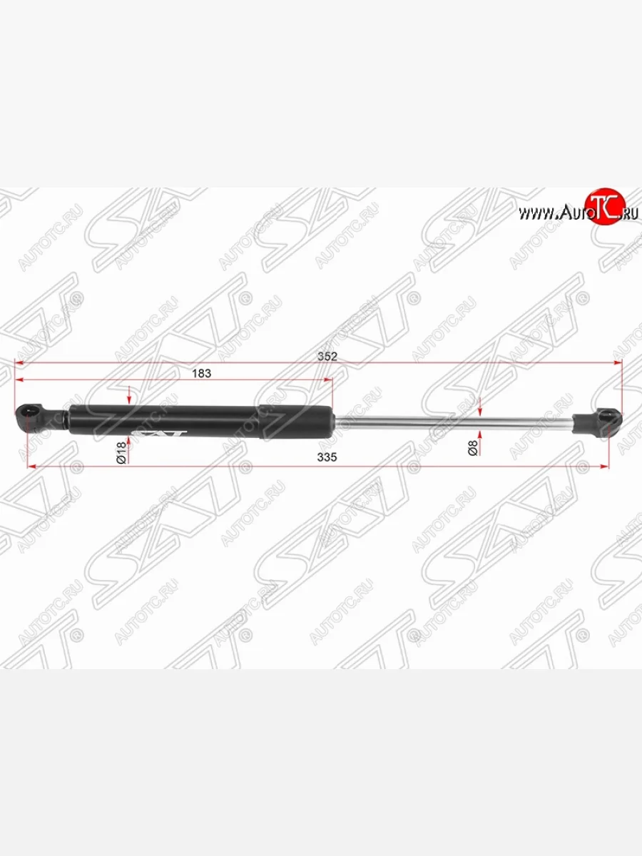 Упор капота SAT (газовый) BMW 5 серия E39 седан рестайлинг (2000-2003)  в Керчи Республика Крым