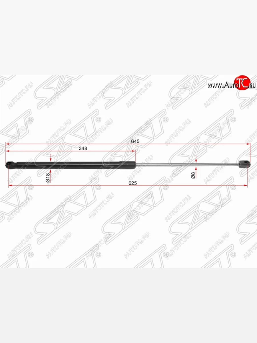 Газовый упор капота SAT Toyota Camry XV70 дорестайлинг (2017-2021)  в Самаре Самарской области