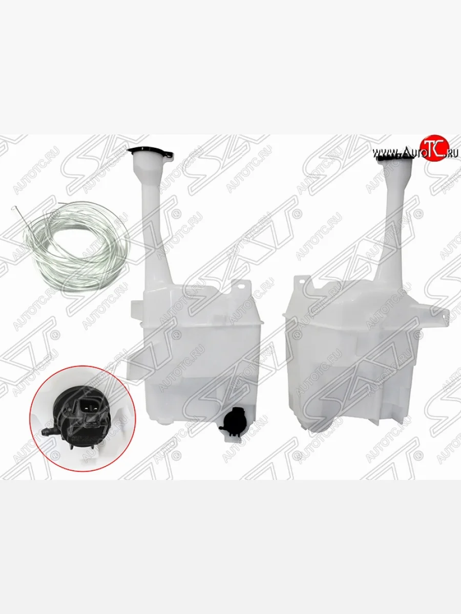 Бачок омывателя (2 моторчика) SAT Toyota Camry XV40 дорестайлинг (2006-2008)  в Воронеже Воронежской области