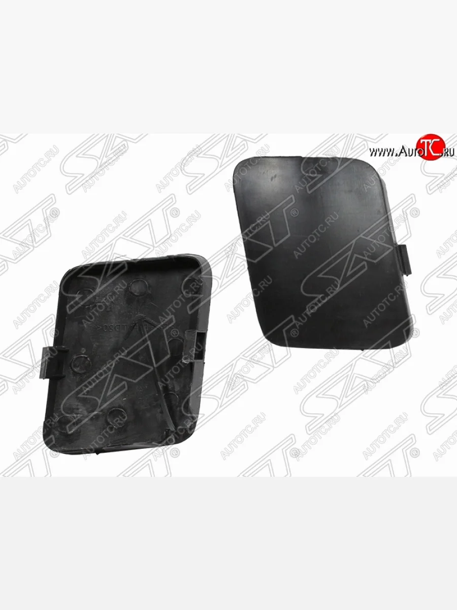 Левая заглушка буксировочного отверстия переднего бампера SAT Toyota RAV4 XA305 5 дв. дорестайлинг (2005-2009) (Неокрашенная)  в Воронеже Воронежской области