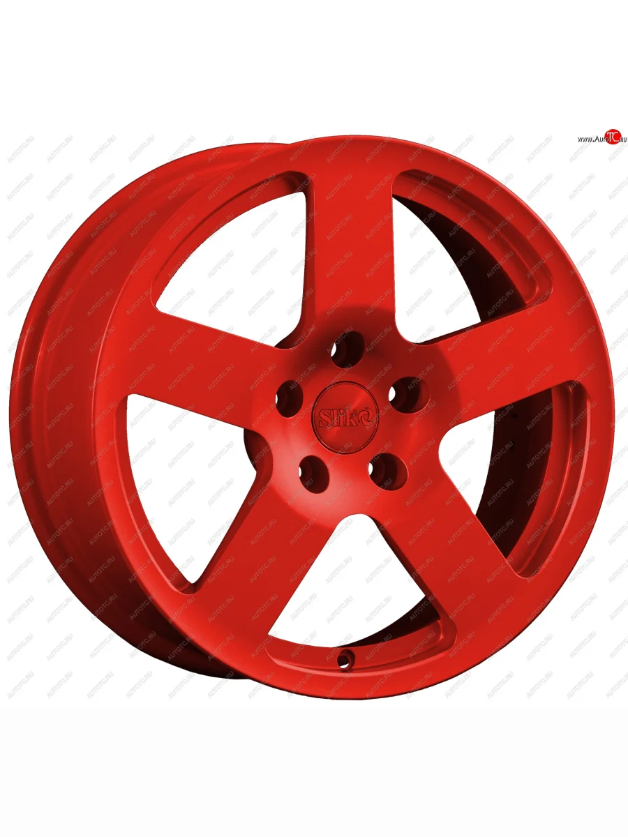 Кованый диск Slik classik R17x7.5 Красный (RED) 7.5x17   (Цвет: RED)  в Самаре Самарской области