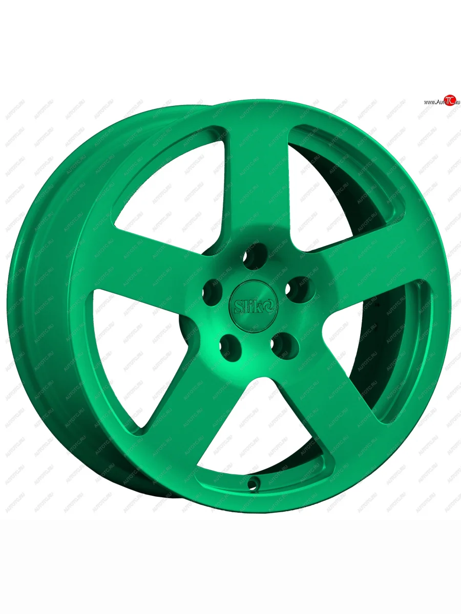 Кованый диск Slik classik R17x7.5 Candy Green изумрудно-зеленый 7.5x17   (Цвет: Candy Green изумрудно-зеленый 7.5x17)  в Самаре Самарской области