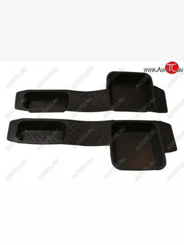 Коврики в салон под порожек Rezkon (резина) Лада ВАЗ Приора 2170 седан дорестайлинг (2007-2014)