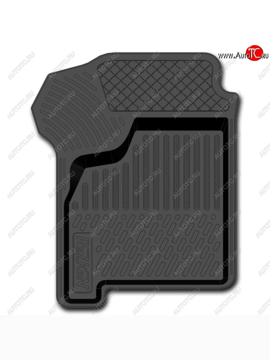 Комплект ковриков в салон Rezkon Premium (резиновые) Лада ВАЗ 2112 хэтчбек (1999-2008)  в Самаре Самарской области