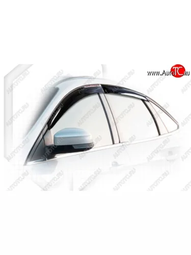 Дефлектора окон CA-Plastic (Classic полупрозрачный) Ford Focus 3 седан дорестайлинг (2011-2015)