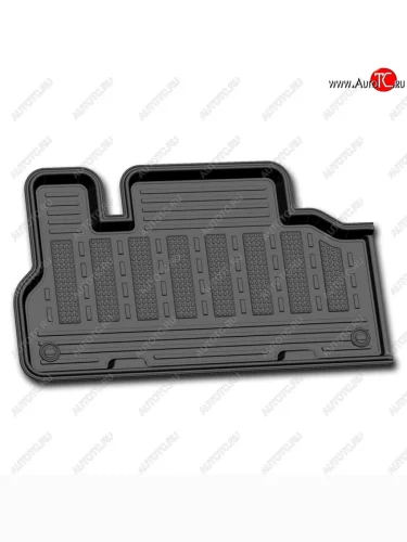 Комплект ковриков в салон Фермер Rezkon (резиновые, 2-й ряд) ГАЗ ГАЗель Next  A21,A22, С41, С42, Фермер (2014-2025)  шасси со сдвоенной 