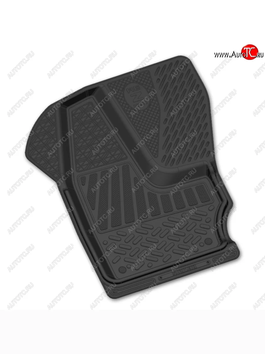 Комплект ковриков в салон (резиновые, переключатель скоростей на полу) ГАЗ ГАЗель Next A62,А65 автобус (2016-2025)  в Перми Пермском крае