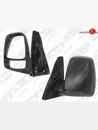 Левое боковое зеркало заднего вида SAT (мех. регул-ка) KIA Bongo  4 PU (2004-2012) дорестайлинг